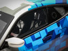 2024 BMW M4 GT4 #1 M Motorsport Livery Black and White with Red and Blue Graphics Limited Edition to 999 pieces Worldwide 1/18 Model Car Otto Mobile OT1125