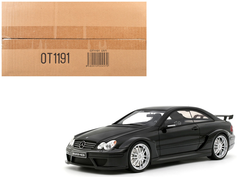 2004 Mercedes-Benz C209 CLK DTM AMG Coupe Obsidian Black Metallic Limited Edition to 999 pieces Worldwide 1/18 Model Car Otto Mobile OT1191