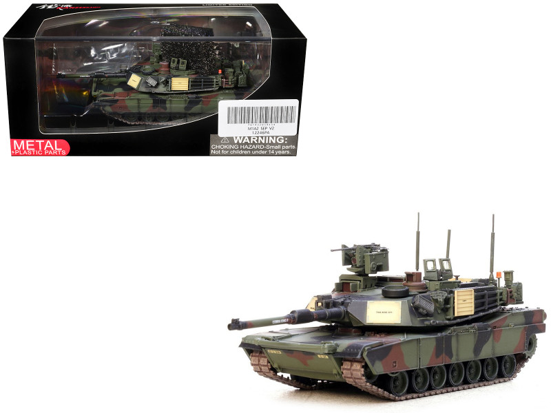General Dynamics M1A2 SEP V2 Abrams Tank 2nd Battalion 9th Infantry Regiment 2nd Infantry Division South Korea United States Army 1/72 Diecast Model Panzerkampf 12246PA