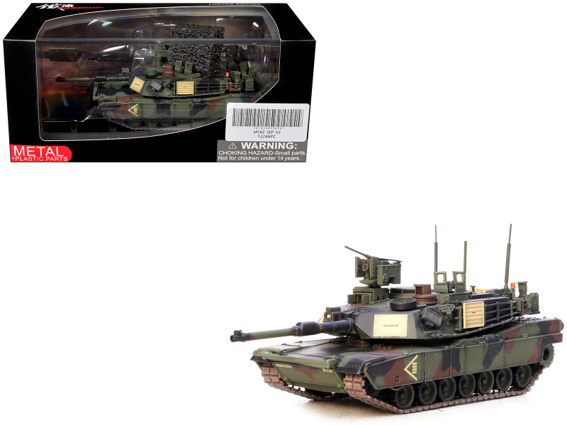 General Dynamics M1A2 SEP V2 Abrams Tank "2nd Battalion 5th Cavalry Regiment 1st Cavalry Division Germany" United States Army 1/72 Diecast Model Panzerkampf 12246PC