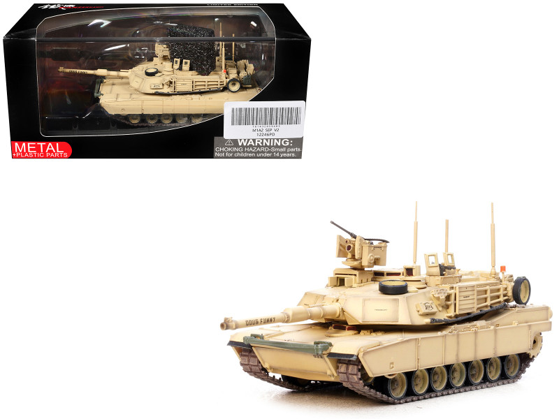 General Dynamics M1A2 SEP V2 Abrams Tank 2nd Battalion 7th Infantry Regiment 1st Armored Brigade Combat Team 3rd Infantry Division United States Army 1/72 Diecast Model Panzerkampf 12246PD