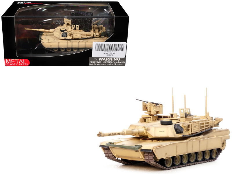 General Dynamics M1A2 SEP V2 Abrams Tank "1st Battalion 15th Cavalry Regiment 3rd Heavy Brigade 3rd Cavalry Division" United States Army 1/72 Diecast Model Panzerkampf 12246PE