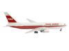 Boeing 767-200ER Commercial Aircraft Trans World Airlines N601TW White with Red Stripes 1/400 Diecast Model V1:400 400005