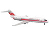 McDonnell Douglas DC-9-15 Commercial Aircraft Trans World Airlines N1067T White with Red Stripes 1/400 Diecast Model V1:400 400009