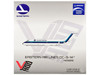 McDonnell Douglas DC-9-14 Commercial Aircraft Eastern Air Lines N8901E White with Blue Stripes 1/400 Diecast Model V1:400 400010