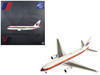 Boeing 767-200 Commercial Aircraft United Airlines N606UA White with Stripes 1/400 Diecast Model V1:400 400019