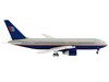 Boeing 767-200ER Commercial Aircraft United Airlines N609UA Gray with Blue Tail 1/400 Diecast Model V1:400 400020