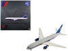 Boeing 767-200ER Commercial Aircraft United Airlines N609UA Gray with Blue Tail 1/400 Diecast Model V1:400 400020