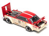 Skyline GT-R V8 Drift Hakosuka RHD Right Hand Drive #10 Watanabe Red and Cream 1/64 Diecast Model Car Pop Race PR640075