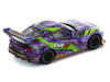 Toyota Pandem GR Supra RHD Right Hand Drive EVA RT Test Type-01 GoodRide Purple Metallic with Graphics 1/64 Diecast Model Car Pop Race PR640311
