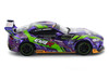 Toyota Pandem GR Supra RHD Right Hand Drive EVA RT Test Type-01 GoodRide Purple Metallic with Graphics 1/64 Diecast Model Car Pop Race PR640311