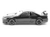 GTR R33 400R RHD Right Hand Drive Dark Chrome The Dark Chrome Series 1/64 Diecast Model Car Pop Race PRDC003