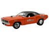 1970 Plymouth HEMI Cuda Sun Kissed Cuda - Sox & Martin Vitamin C Orange with Black Vinyl Top Limited Edition to 444 pieces Worldwide 1/18 Diecast Model Car ACME A1806139