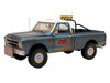 1967 Chevrolet K-10 Pickup Truck World of Outlaws Push Truck Blue Rusted with White Top Limited Edition to 378 pieces Worldwide 1/18 Model Car ACME A1807223