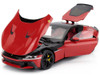 2024 Ferrari 12Cilindri Rosso Corsa Red with Black Top 1/18 Diecast Model Car Polistil 18FE02010-WB