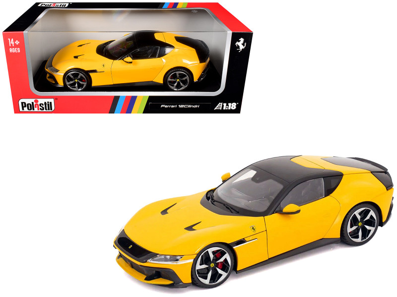 2024 Ferrari 12Cilindri Giallo Monza Yellow with Black Top 1/18