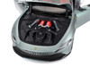 2019 Ferrari Roma Gray Metallic with Pink Interior 1/18 Diecast Model Car Polistil 18FE02042-WB