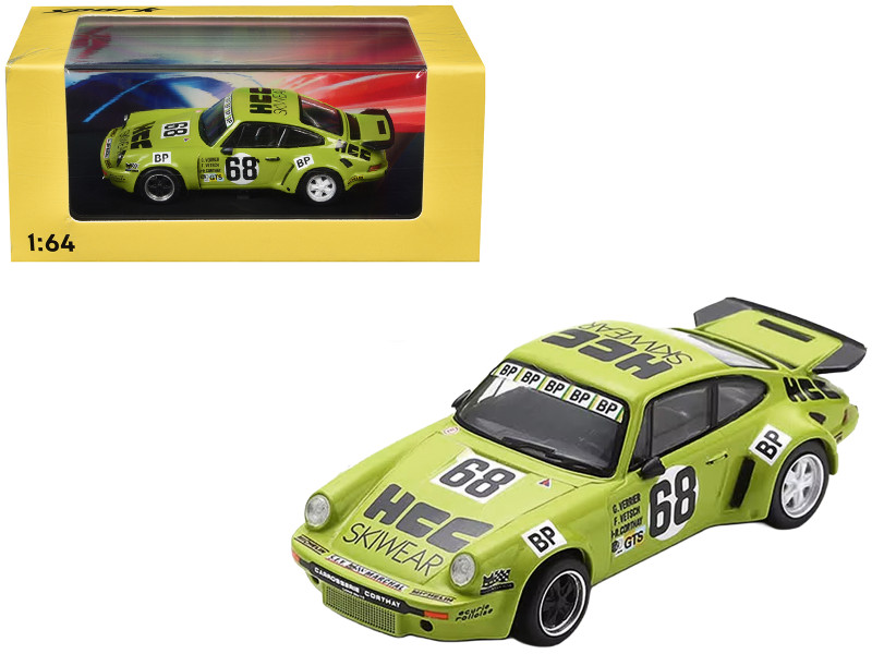 Porsche 911 Carrera RSR 3.0 #68 Guy Verrier - Florian Vetsch - Jean-Robert Corthay 24 Hours of Le Mans 1975 1/64 Model Car Spark 64S025