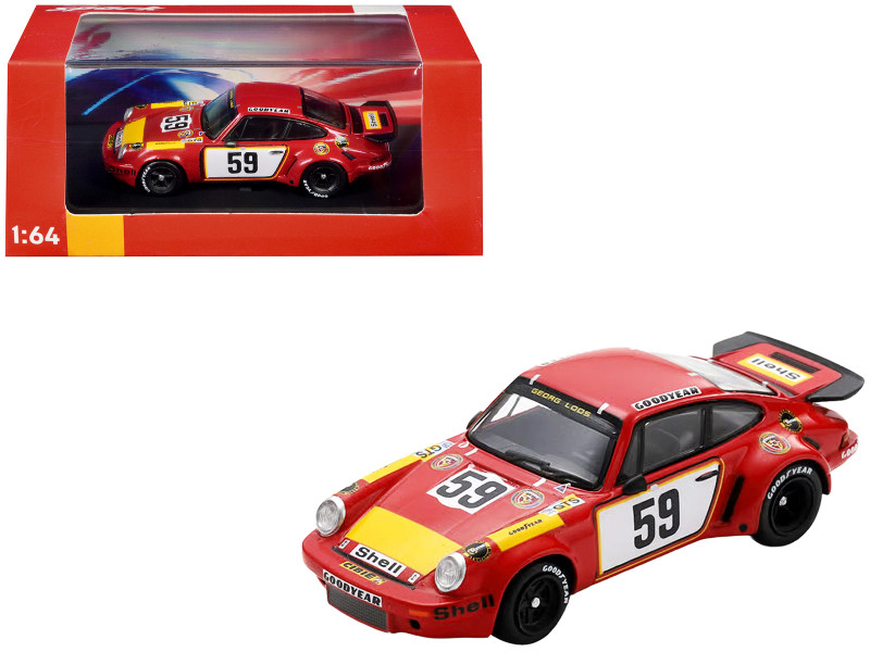Porsche 911 Carrera RSR #59 Tim Schenken - Howden Ganley Gelo Racing Team 24 Hours of Le Mans 1975 1/64 Model Car Spark 64S028