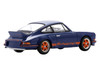 1973 Porsche 911 RS 2 7 Blue with Orange Stripes 1/64 Model Car Spark 64SP007A