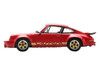 1974 Porsche 911 Carrera RS 3 0 Red with Gold Stripes 1/64 Model Car Spark 64SP007C