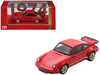 1974 Porsche 911 Carrera RS 3 0 Red with Gold Stripes 1/64 Model Car Spark 64SP007C