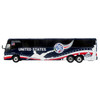 MCI J4500 Coach Bus United States National Soccer Team Dark Blue with Graphics International Federation of the Global Game Series Limited Edition to 504 pieces Worldwide 1/87 (HO) Diecast Model Iconic Replicas 87-0715