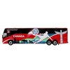 Prevost H3-45 Coach Bus Canada National Soccer Team Red with Graphics International Federation of the Global Game Series Limited Edition to 504 pieces Worldwide 1/87 (HO) Diecast Model Iconic Replicas 87-0719