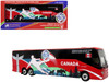 Prevost H3-45 Coach Bus Canada National Soccer Team Red with Graphics International Federation of the Global Game Series Limited Edition to 504 pieces Worldwide 1/87 (HO) Diecast Model Iconic Replicas 87-0719