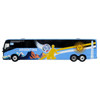 Prevost X3-45 Coach Bus Argentina National Football Team Blue with Graphics International Federation of the Global Game Series Limited Edition to 504 pieces Worldwide 1/87 (HO) Diecast Model Iconic Replicas 87-0723