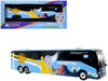 Prevost X3-45 Coach Bus Argentina National Football Team Blue with Graphics International Federation of the Global Game Series Limited Edition to 504 pieces Worldwide 1/87 (HO) Diecast Model Iconic Replicas 87-0723