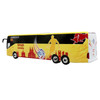 Daimler Tourrider Coach Bus Spain National Football Team Yellow with Graphics International Federation of the Global Game Series Limited Edition to 504 pieces Worldwide 1/87 (HO) Diecast Model Iconic Replicas 87-0726