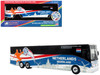 Van Hool CX-45 Coach Bus Netherlands National Football Team White with Graphics International Federation of the Global Game Series Limited Edition to 504 pieces Worldwide 1/87 (HO) Diecast Model Iconic Replicas 87-0730