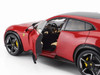 2022 Ferrari Purosangue Rosso Corsa Red with Black Top 1/18 Diecast Model Car Polistil 18FE02020-WB