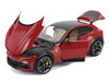 2022 Ferrari Purosangue Rosso Corsa Red with Black Top 1/18 Diecast Model Car Polistil 18FE02020-WB