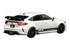 Honda Civic Type R FL5 RHD Right Hand Drive HKS White with Black Stripes 1/64 Diecast Model Car MotorHelix M65319