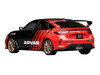 Honda Civic Type R FL5 RHD Right Hand Drive ADVAN Black and Red 1/64 Diecast Model Car MotorHelix M65341