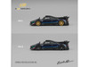 Pagani Zonda Revolucion Dark Blue Metallic and Carbon with Extra Wheels 1/64 Diecast Model Car CM Model CM64-REVOLUCION-BL