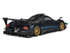 Pagani Zonda Revolucion Dark Blue Metallic and Carbon with Extra Wheels 1/64 Diecast Model Car CM Model CM64-REVOLUCION-BL
