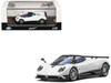 Pagani Zonda F Pearl White with Black Top 1/64 Diecast Model Car CM Model CM64-ZONDAF-01