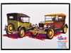 Skill 2 Model Kit 1927 Ford Model T Touring 2 in 1 Kit 1/25 Scale Model AMT AMT1490