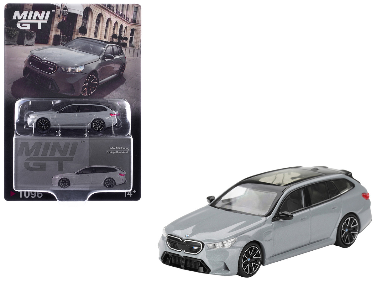 BMW M5 Touring Brooklyn Gray Metallic with Sunroof 1/64 Diecast