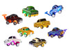 Lowriders Show Glow Series 3 Set of 8 Pieces Diecast Model Cars CarTuned 597346-XX2
