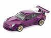 RWB 997 Purple Metallic with Black Stripes 1/64 Diecast Model Car Pop Race PR64-PRE015
