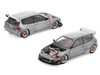 Pandem Civic EG6 RHD Right Hand Drive Raw Metal with No Hood 1/64 Diecast Model Car Pop Race PR64-PRE018