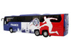 Scania Touring HD Coach Bus France National Football Team Blue with Graphics International Federation of the Global Game Series Limited Edition to 504 pieces Worldwide 1/87(HO) Diecast Model Iconic Replicas 87-0717