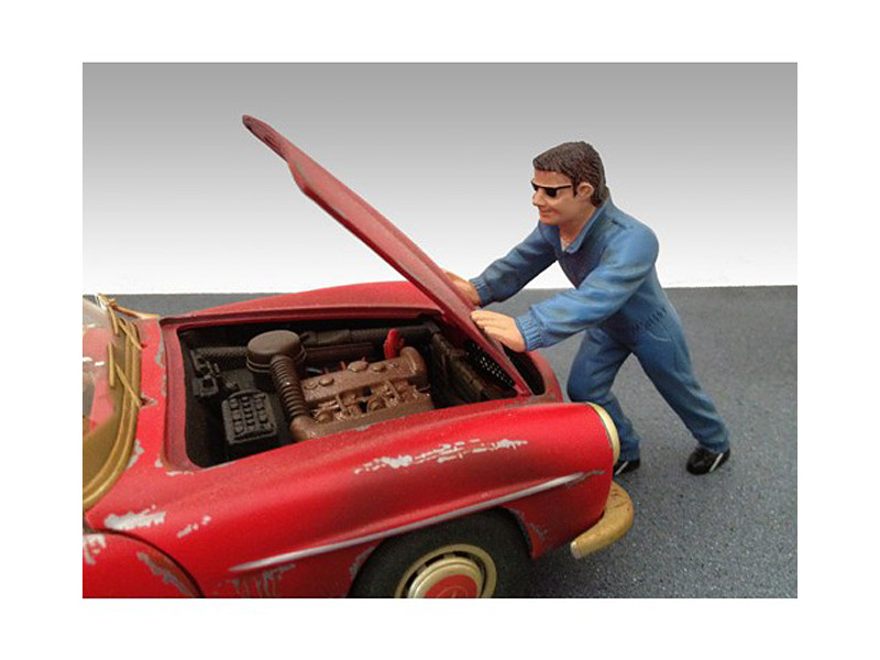 Mechanic Ken Figure For 1:18 Diecast Model Car American Diorama 23790