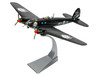 Heinkel He III Bomber Aircraft Motorhead Black with Graphicss 1/72 Diecast Model Corgi CC33719