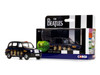 The Beatles London Taxi RHD Right Hand Drive Lady Madonna Black and Dark Blue with Graphics Diecast Model Corgi CC85932