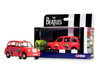 The Beatles London Taxi RHD Right Hand Drive Christmas Taxi Red with Graphics Diecast Model Corgi CC85933